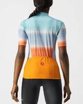 CASTELLI Tricoul și pantaloni scurți de ciclism - DOLCE LADY - negru/albastru/portocaliu