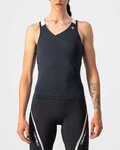 CASTELLI Tricoul de ciclism fără mâneci - SOLARIS LADY - negru/alb