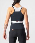 CASTELLI Tricoul de ciclism fără mâneci - SOLARIS LADY - negru/alb