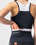 CASTELLI Tricoul de ciclism fără mâneci - SOLARIS LADY - negru/alb
