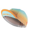 CASTELLI Șapcă de ciclism - CLIMBER´S LADY - albastru deschis/portocaliu
