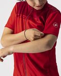 CASTELLI Tricou de ciclism cu mânecă scurtă - NEO PROLOGO KIDS - roșu