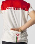 CASTELLI Tricou de ciclism cu mânecă scurtă - NEO PROLOGO KIDS - roșu/alb
