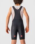 CASTELLI Pantaloni scurți de ciclism cu bretele - COMPETIZION KIDS - negru