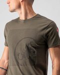 CASTELLI Tricou de ciclism cu mânecă scurtă - SCORPION TEE - verde
