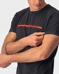 CASTELLI Tricou de ciclism cu mânecă scurtă - VENTAGLIO TEE - negru