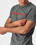 CASTELLI Tricou de ciclism cu mânecă scurtă - VENTAGLIO TEE - gri
