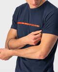 CASTELLI Tricou de ciclism cu mânecă scurtă - VENTAGLIO TEE - albastru