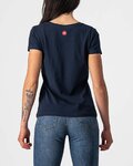 CASTELLI Tricou de ciclism cu mânecă scurtă - BELLAGIO TEE LADY - albastru