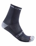 CASTELLI Șosete clasice de ciclism - SUPERLEGGER T 12 - albastru