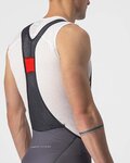CASTELLI Pantaloni scurți de ciclism cu bretele - COMPETIZION KIT - gri