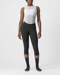 CASTELLI 3/4 șosete de ciclism fără bretele - VELOCISSIMA 3 LADY - negru