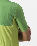 CASTELLI Tricou de ciclism cu mânecă scurtă - VELOCISSIMA LADY - verde/galben