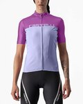CASTELLI Tricou de ciclism cu mânecă scurtă - VELOCISSIMA LADY - mov