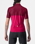 CASTELLI Tricou de ciclism cu mânecă scurtă - VELOCISSIMA LADY - roșu/roz