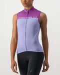 CASTELLI Tricoul de ciclism fără mâneci - VELOCISSIMA LADY - mov