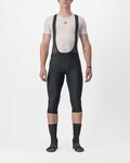 CASTELLI Pantaloni scurți de ciclism cu bretele - ENTRATA 2 3/4 - negru