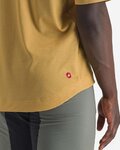 CASTELLI Tricou de ciclism cu mânecă scurtă - TRAIL TECH 2 - galben