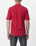 CASTELLI Tricou de ciclism cu mânecă scurtă - TRAIL TECH 2 - roșu