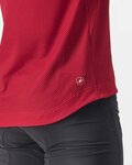 CASTELLI Tricou de ciclism cu mânecă scurtă - TRAIL TECH 2 - roșu