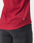 CASTELLI Tricou de ciclism cu mânecă lungă de vară - TRAIL TECH 2 - roșu