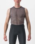 CASTELLI Tricou de ciclism fără mâneci - MIRACOLO WOOL - gri