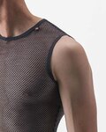 CASTELLI Tricou de ciclism fără mâneci - MIRACOLO WOOL - gri