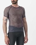 CASTELLI Tricou de ciclism cu mânecă lungă - MIRACOLO WOOL - gri