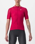 CASTELLI Tricou de ciclism cu mânecă scurtă - PEZZI LADY - roșu