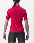 CASTELLI Tricou de ciclism cu mânecă scurtă - PEZZI LADY - roșu