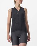 CASTELLI Tricoul de ciclism fără mâneci - ANIMA 4 LADY - antracit