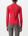 CASTELLI Tricou de ciclism cu mânecă lungă de vară - ANIMA 4 LADY - roșu