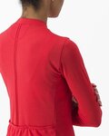 CASTELLI Tricou de ciclism cu mânecă lungă de vară - ANIMA 4 LADY - roșu