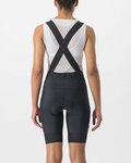 CASTELLI Pantaloni scurți de ciclism cu bretele - UNLIMITED CARGO LADY - negru
