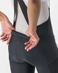 CASTELLI Pantaloni scurți de ciclism cu bretele - UNLIMITED CARGO LADY - negru