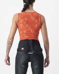 CASTELLI Tricou de ciclism fără mâneci - PRO MESH 4 W LADY - portocaliu