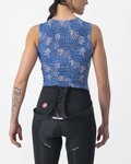 CASTELLI Tricou de ciclism fără mâneci - PRO MESH 4 W LADY - albastru