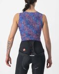 CASTELLI Tricou de ciclism fără mâneci - PRO MESH 4 W LADY - albastru