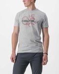 CASTELLI Tricou de ciclism cu mânecă scurtă - FINALE - gri