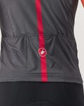 CASTELLI Tricou de ciclism cu mânecă scurtă - SEZIONE - gri/negru/portocaliu