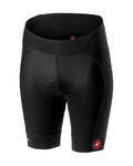 CASTELLI Pantaloni scurți de ciclism fără bretele - VELOCISSIMA LADY - negru