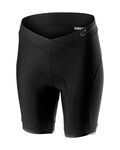 CASTELLI Pantaloni scurți de ciclism fără bretele - VISTA LADY - negru