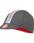 CASTELLI Șapcă de ciclism - RETRO 3 - gri/albastru