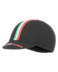 CASTELLI Șapcă de ciclism - ROSSO CORSA  - negru