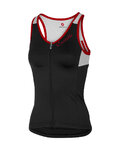 CASTELLI Tricoul de ciclism fără mâneci - SOLARE LADY - negru/alb/roșu