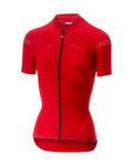 CASTELLI Tricou de ciclism cu mânecă scurtă - PROMESSA 2.0 LADY - roșu