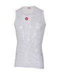CASTELLI Tricou de ciclism fără mâneci - CORE MESH 3 - alb