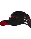 Șapcă de ciclism - SUNWEB 2019 PODIUM - negru/roșu