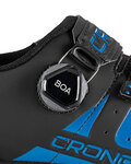 Pantofi de ciclism - CR-3-19 NYLON - negru/albastru