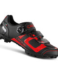 Pantofi de ciclism - CX-3-19 MTB NYLON - roșu/negru